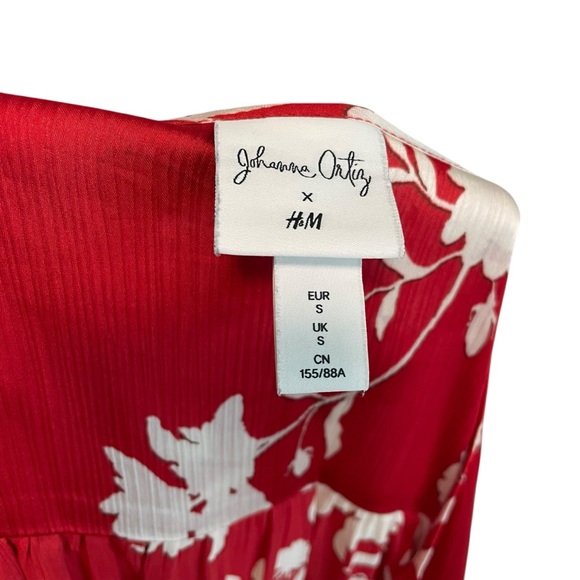 Johanna Ortiz Vibrant Red and Cream Maxi Dress - Picture 13 of 15